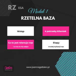 TRWAŁOŚĆ RZĘS KURS