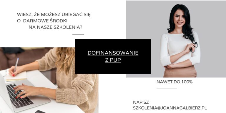 DOFINANSOWANIE szkoleń PUP