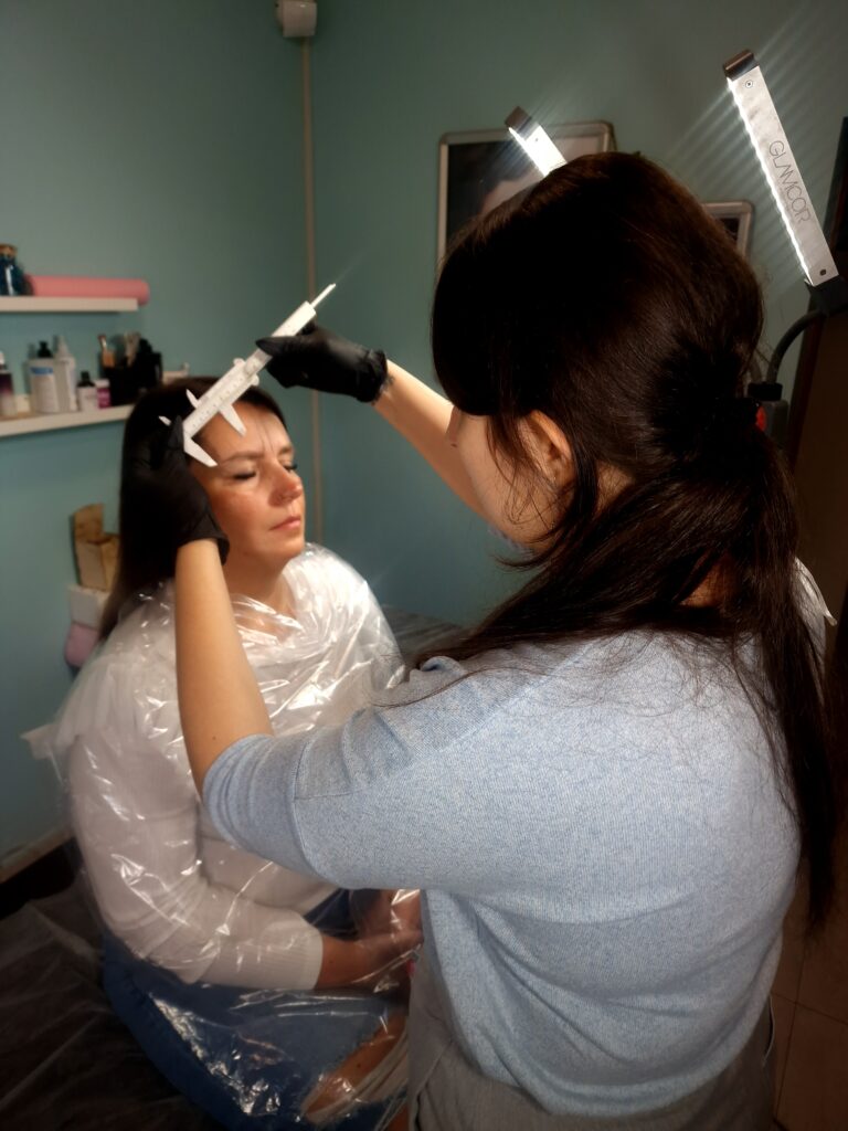 szkolenie brow henna + geometria brwi