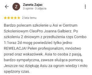 opinie szkolenie joanna galbierz cleo pro